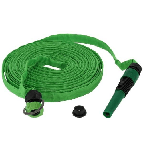 Tubo Da Giardino Piatto Pompa Acqua Terrazzo Giardino 15mt Con Lancia Pistola -