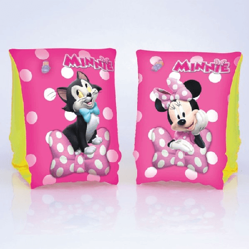 Trade Shop Traesio-topolina Minnie Braccioli 23x15cm Mare Giochi Spiaggia Piscina Nuoto -