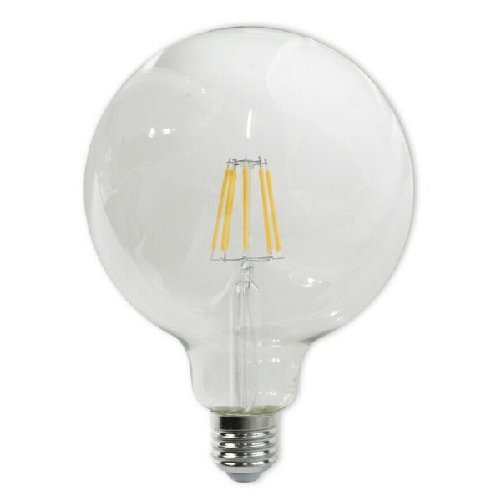 Trade Shop Traesio-lampadina Led A Filamento 8w Globo G125 A Sfera Attacco E27 Luce Calda G125-tc -