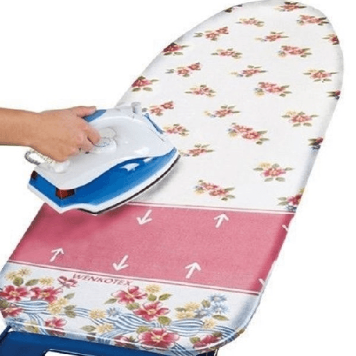 Trade Shop Traesio-telo Copriasse Copertura Asse Da Stiro Tavolo Da Stiro 130x46cm Tela -