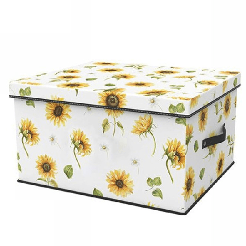 Trade Shop Traesio-box Scatola Salvaspazio Armadio Contenitore Porta Oggetti Organizer 40x40x25 Cm -