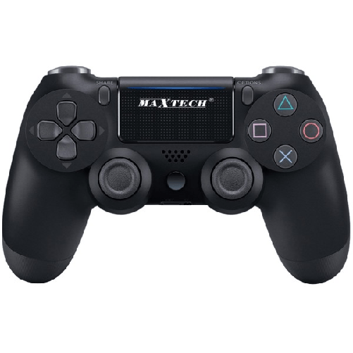 Maxtech-controller Wired Compatibile Ps4 Nero Playstation 4 Joystick Double Shock Filo -