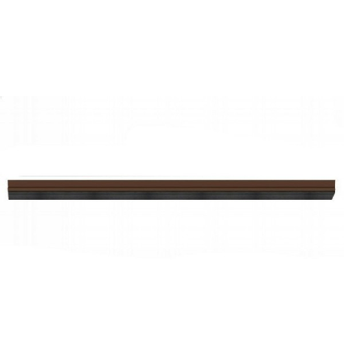Paraspifferi Sottoporta Adesivo In Pvc Marrone Con Gomma 100cm Guarnizione Porta -