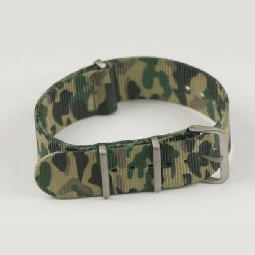 Trade Shop Traesio-cinturino In Nylon Universale Ricambio Orologio Larghezza 18mm Camouflage -