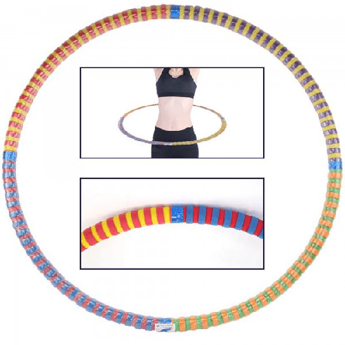 Trade Shop Traesio-hula Hoop Cerchio Anello Ginnico Ginnastica Sport Bambini Colori Random 85cm -