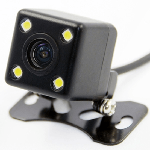 Trade Shop Traesio-telecamera Retromarcia Retrocamera Con Staffa Auto Camper Suv Filo Colori 4 Led -