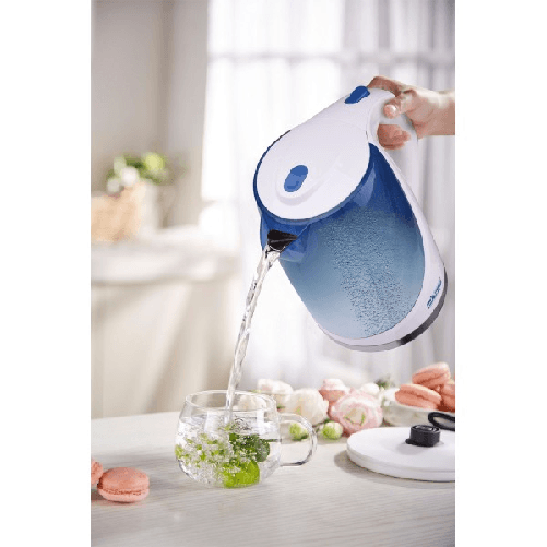 Bollitore Elettrico A Caraffa 1,7 Litri Per Te' Infusi 2200w In Acciaio Inox -