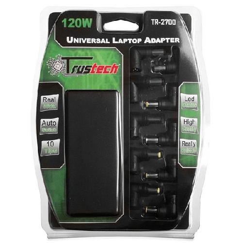 Alimentatore Universale Per Notebook 120w Settaggio Automatico Trustech -