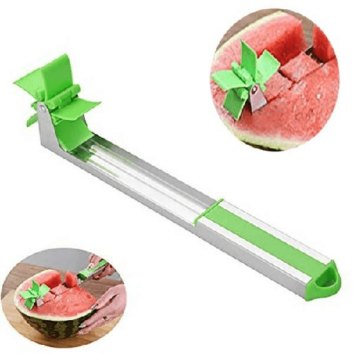 Trade Shop Traesio-taglianguria Mulino A Vento Anguria Multiuso Cucina Taglio Della Frutta Cubetti -