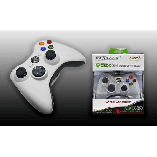 Maxtech-joystick Controller Con Filo Cavo Usb Xbox 360 Wired Joypad Jo-xb002 Compatibile -