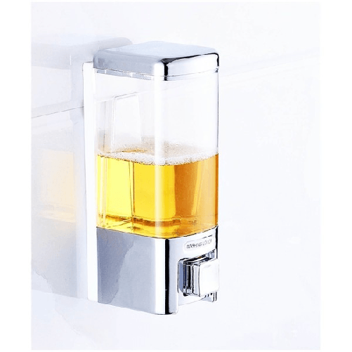 Trade Shop Traesio-dispenser Erogatore Per Sapone Liquido Contenitore A Muro Casa Hotel 500 Ml -