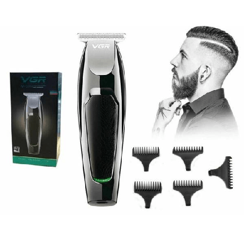 Maxtech-rasoio Taglia Capelli Elettrico Regola Barba Ricaricabile Usb 5 Pettini V-030 -