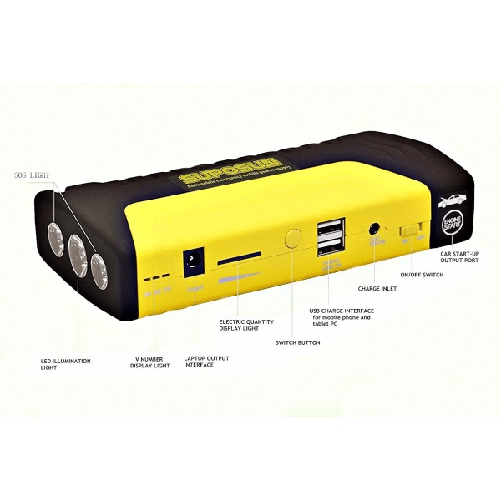 Trade Shop Traesio-caricabatterie Portatile Jump Starter 20000 Mah Power Bank Avviatore Emergenza -