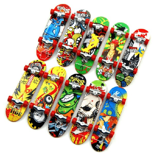 Trade Shop Traesio-skateboard Skate In Legno Lunghezza 42 Cm Per Bambini Ragazzi Varie Fantasie -