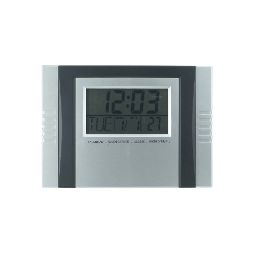 Trade Shop Traesio-orologio Digitale Da Parete Da Scrivania Temperatura Datario Allarme Crono 2304 -