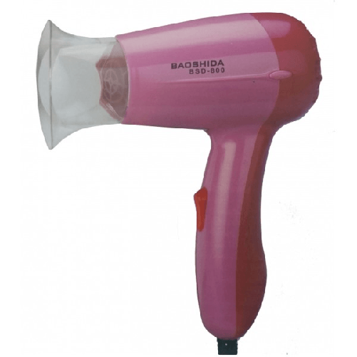 Trade Shop Traesio-mini Asciugacapelli Da Viaggio 800w Phon Phono Portatile Capelli Hair Style -