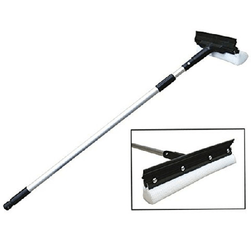 Trade Shop Traesio-tergivetro Estensibile Lavavetri Finestre Manuale Con Manico Telescopico -