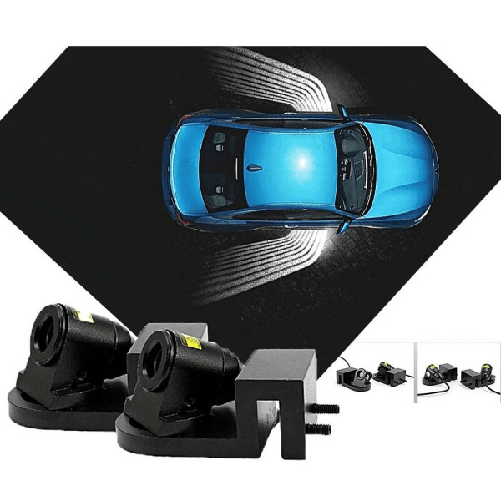 Kit Proiettore Led Angel Illuminazione Portiere Anteriori Auto Luce Led Bianca -