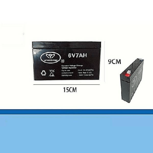 Trade Shop Traesio-batteria Ermetica Ricaricabile 6 Volt 7 Gruppo Continuità Giocattoli Ampere -