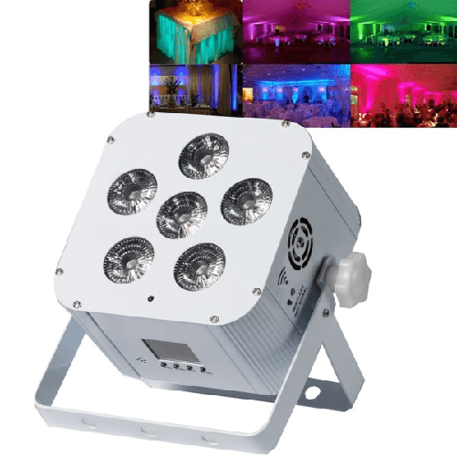 Smartbat Par Led Wireless A Batteria 6x18w Led Da 6 Colori 6in1 Rgbwa Uv -