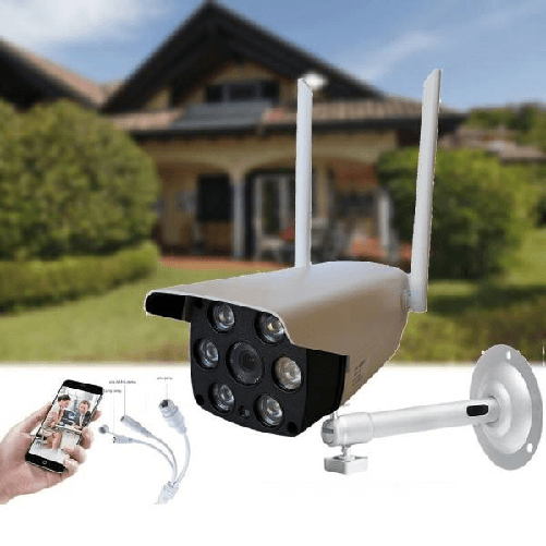 Trade Shop Traesio-telecamera Ip P2p Camera Wireless 6 Led Infrarossi 4mm 3mpx Voice Tf Js926rp -