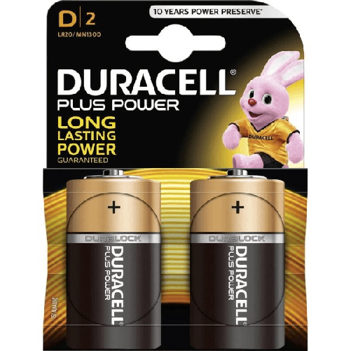 Duracell Mn1300 Torcia Torcione D Batterie A Dimensioni Confezione Da 2 -
