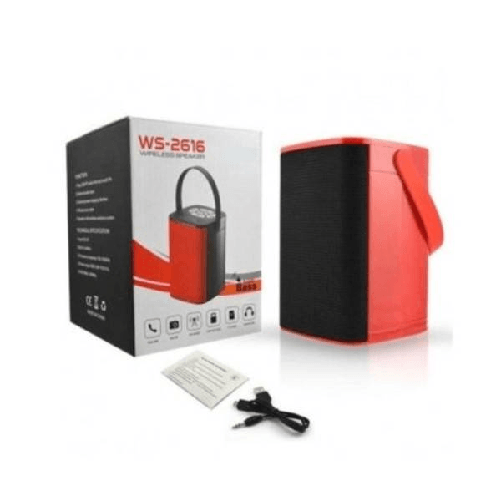 Trade Shop Traesio-speaker Altoparlante Cassa Bluetooth Ws-2616 Aux Radio Fm Usb Tf Mp3 -