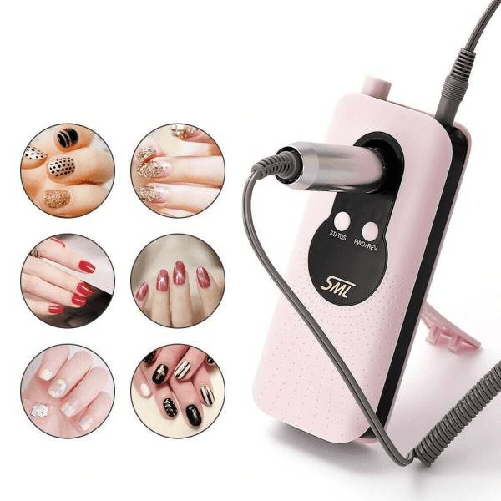 Trade Shop Traesio-fresa Unghie Portatile 35000 Giri Ricaricabile Manicure Pedicure Nail M6 -
