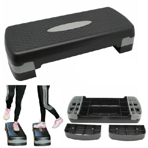 Trade Shop Traesio-step Da Aerobica Pedana Stepper Fitness Per Casa Palestra Workout Yoga Ginnastic -