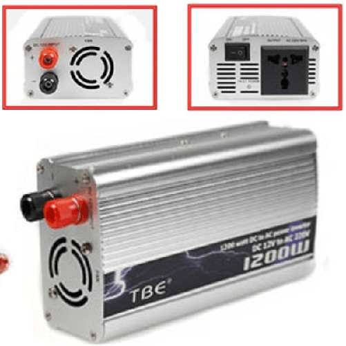 Trade Shop Traesio-inverter Potenza 1200 Watt Effettivi Convertitore Da 12v A 220v Trasformatore -