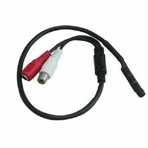 Maxtech-microfono Per Telecamera Videosorveglianza Monitor Dvr Audio 25 Cm 12v Mic-10 -
