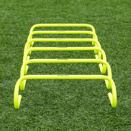 Trade Shop Traesio-set 5 Ostacoli Per Allenamento Velocità Forza Agilità Scatto Altezza Da 30cm -
