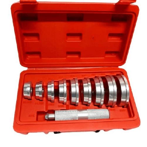 Trade Shop Traesio-set 10 Pezzi Estrattori Cuscinetti Boccole Con Valigetta Ruote Auto Moto Camion -