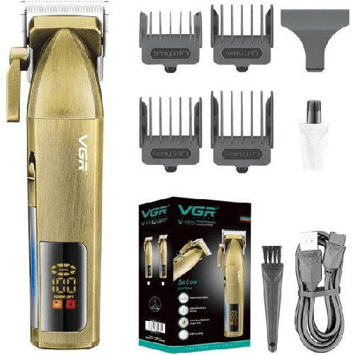 Maxtech-tagliacapelli Professionale Senza Fili Display Led A Batteria Ricaricabile V-688 -