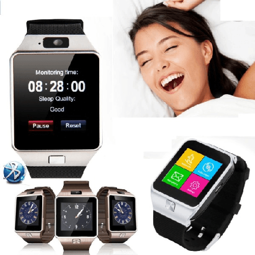 Trade Shop Traesio-bluetooth Smart Watch Phone Fotocamera Sim Card Per Android Ios Nuovo Telefono -