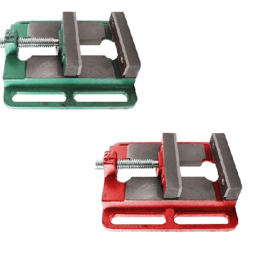 Trade Shop Traesio-morsa A Ganasce Canasce Supporto Per Trapano A Colonna In Ghisa Da 110 Mm -