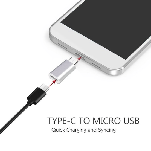 Trade Shop Traesio-connettore Adattatore Convertitore Da Usb-c Tipo C Type-c A Micro Usb Microusb -