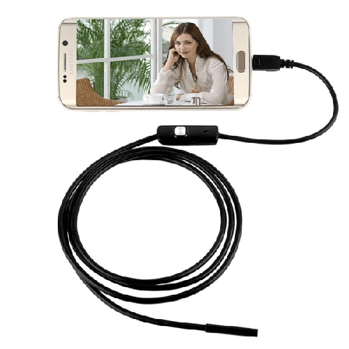 Trade Shop Traesio-endoscopica Telecamera Ispezione Micro Usb Per Android Con Funzione Otg 5mt -