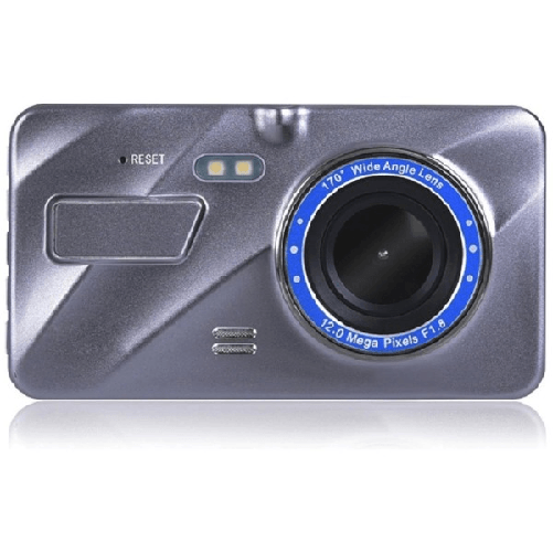 Mini Dvr Telecamera Videoregistratore Per Auto 2 Telecamere Super Hd Display 4" -