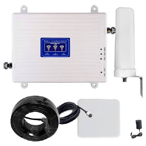Set Amplificatore Segnale Cellulare 2g 3g 4g Lte 900 1800 2100 Mhz Dcs Wcdma Gsm -