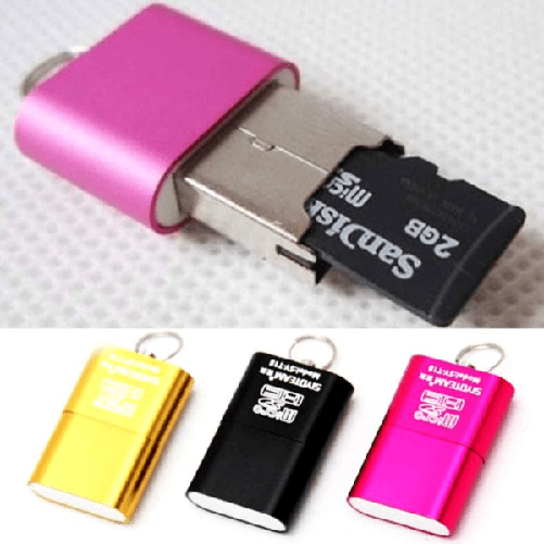 Trade Shop Traesio-lettore Di Memoria Memory Card Reader Usb 2.0 T-flash Adattatore Per Pc Notebook -