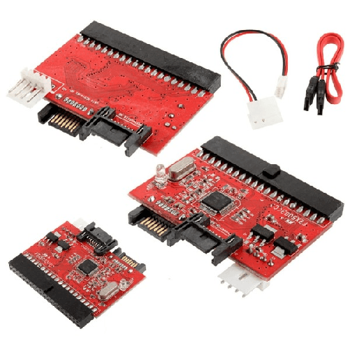 Trade Shop Traesio-adattatore Convertitore Sata Ide 40 Pin Ide Sata Pata Per Dvd/cd/hdd Hard Disk -