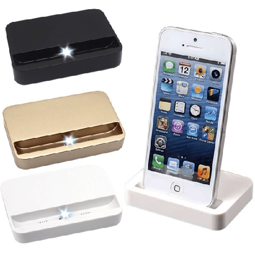 Trade Shop Traesio-docking Station Per Iphone 5 Basetta Porta Dock Base Usb Supporto Caricabatte -