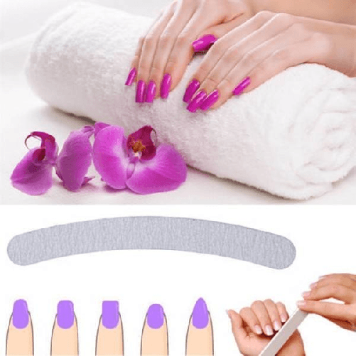 Trade Shop Traesio-kit 50 Lime Banana Grana 100/180 Ricostruzione Unghie Gel Uv Nail Manicure -