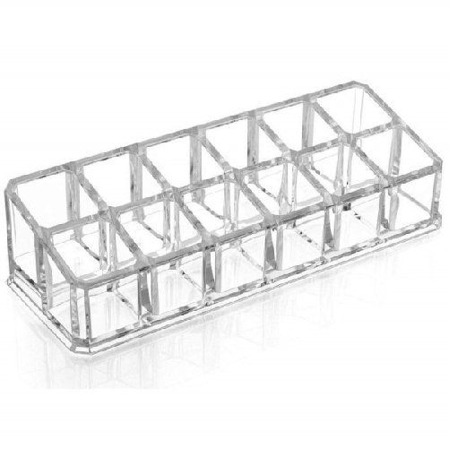 Cleafe-organizzatore Porta Cosmetici 10244 Espositore 12 Comparti Organizer Make Up -