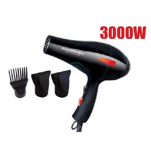 Trade Shop Traesio-asciugacapelli Phon Professionale 3000w Triplo Diffusore A Pettine Per Capelli -