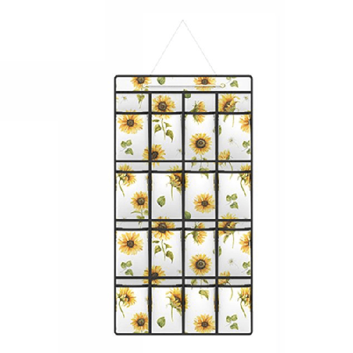 Trade Shop Traesio-organizer A Sospensione Da Parete 16 Scomparti Tasche Porta Oggetti 45x88 Cm -