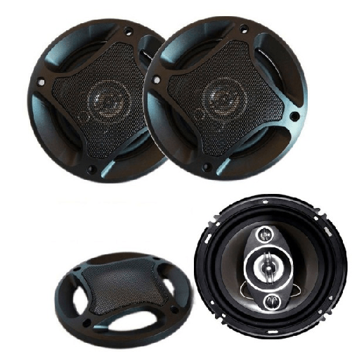 Trade Shop Traesio-coppia Casse Auto Altoparlanti 16 Cm 2 Vie 500 W Watt Speaker Ts1672 Coaxial -