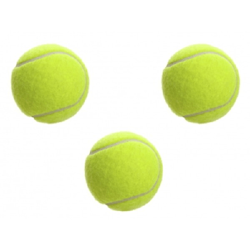 Confezione 3 Palline Da Tennis Classiche Misura Regolare Palle Economiche -