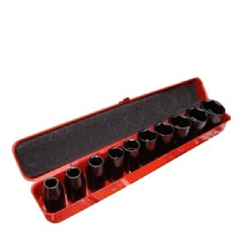 Bussole Boccole Per Avvitatore Pneumatico Set 10 Pz Da 1/2" 3 4 5 0 -